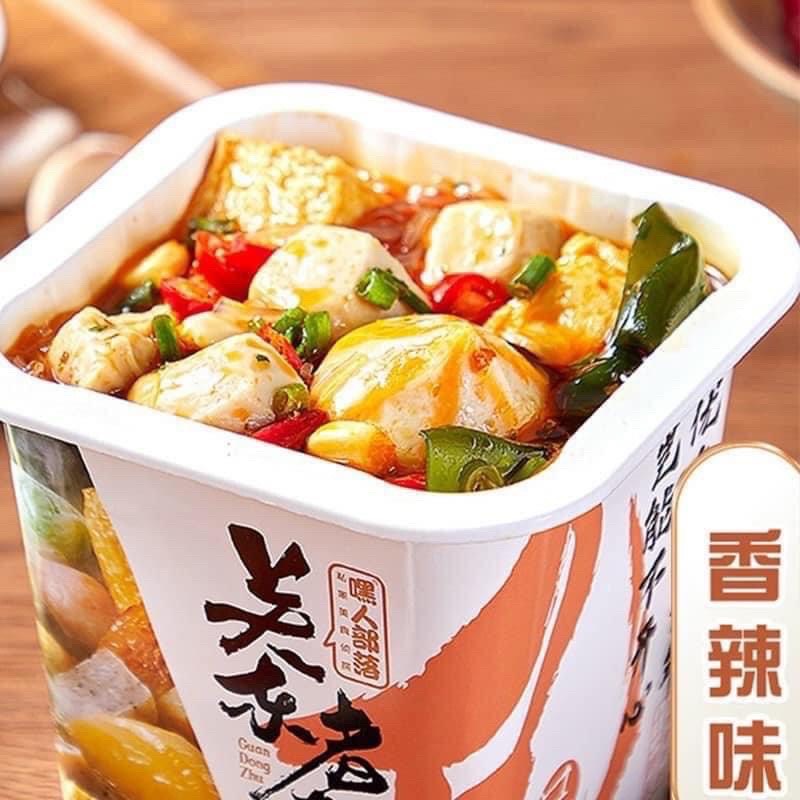 Cốc lẩu miến hải sản đủ topping (mực, cá viên, chả cá, phomai,..) 155g siêu ngon, hit hot
