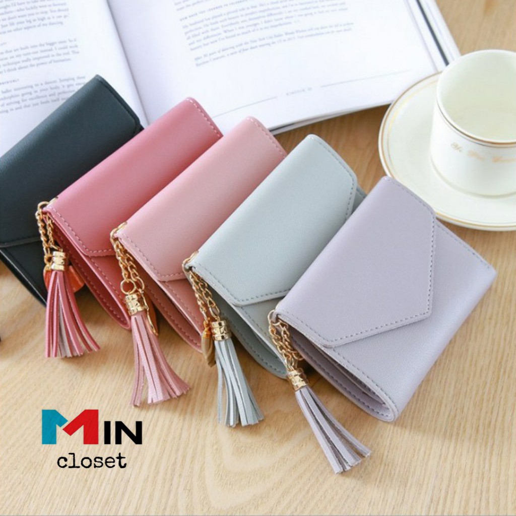 Ví nữ  𝑭𝑹𝑬𝑬𝑺𝑯𝑰𝑷  Ví cầm tay nữ mini cao cấp ngắn cute nhỏ gọn bỏ túi thời trang giá rẻ V091111