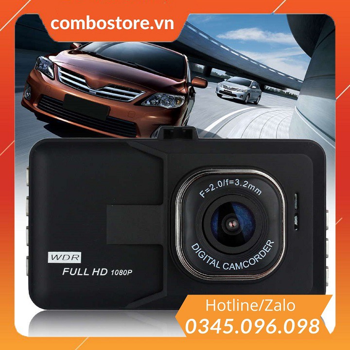 Camera hành trình ô tô chính hãng, Full HD 1080P, sắc nét trên từng cung đường