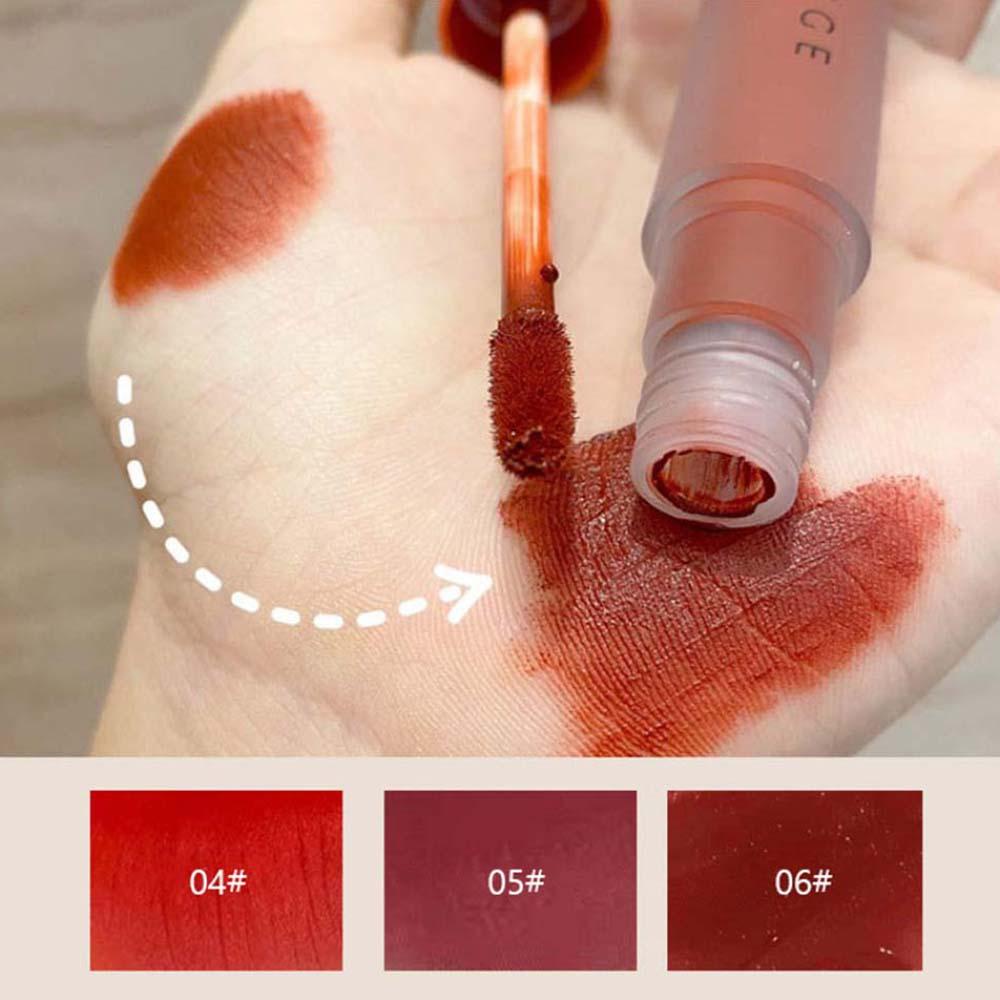 Son Môi Dạng Kem Màu Nhung Lì Lâu Trôi Chống Thấm Nước Màu Sắc Quyến Rũ MXGOODS