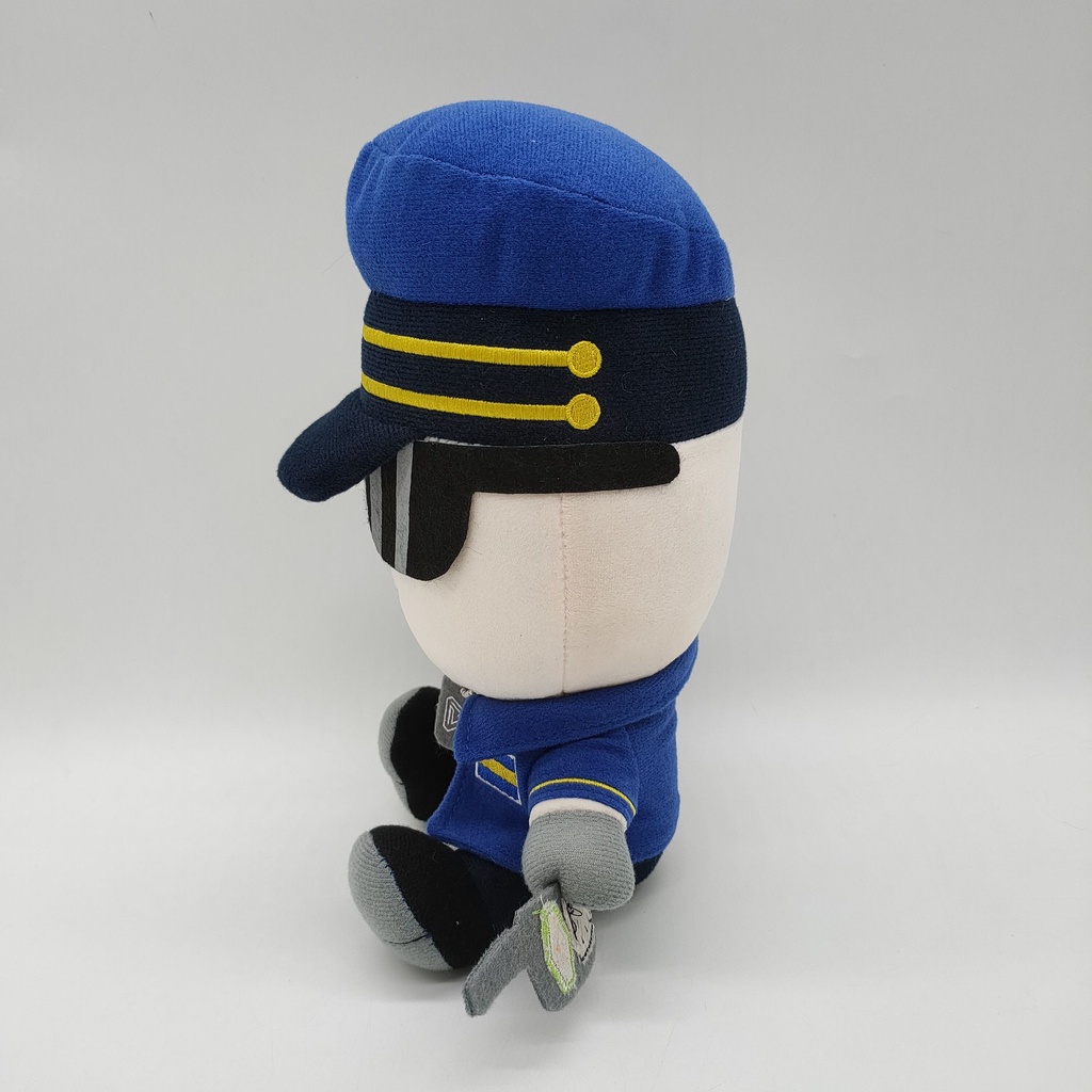 23cm COMMANDER Plush Toy Cute Police Plushie Kwaii Cartoon Dolls Soft Stuffed Toy Christmas Birthday Gift For Kids