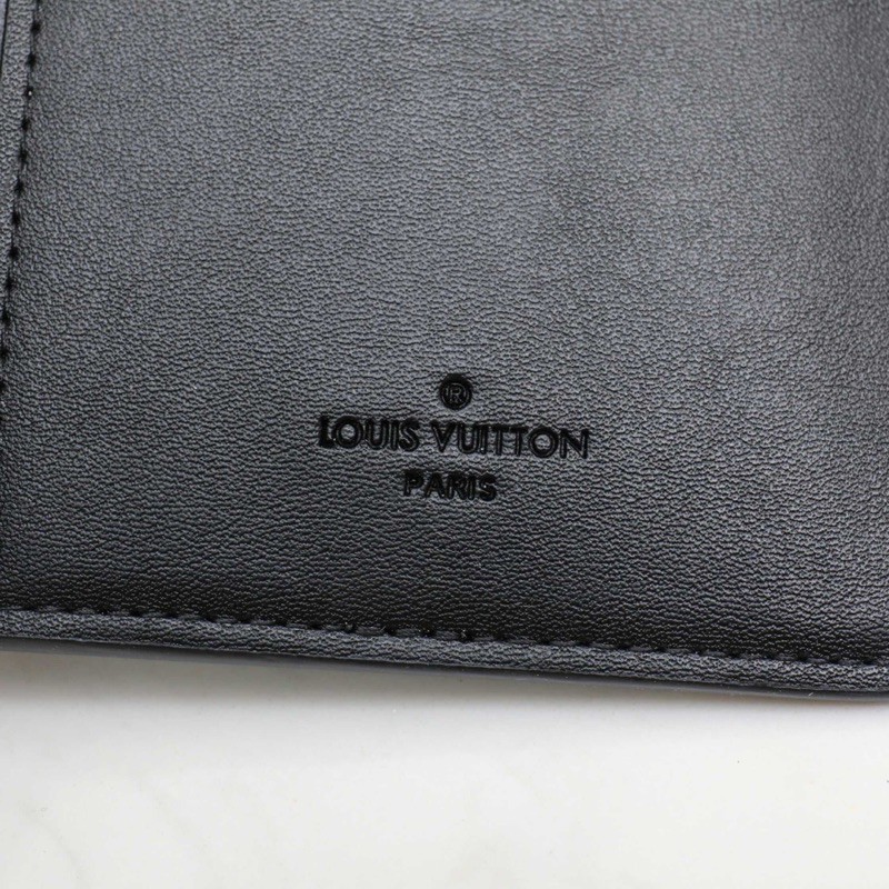 Ví dài dáng gập nhiều ngăn cho nam Louis Vuitton LV da thật cao cấp