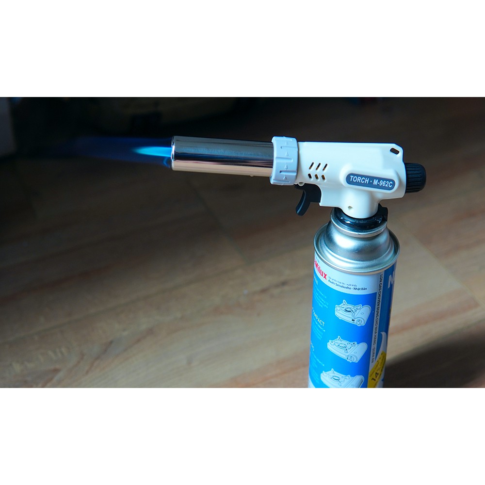 Đầu Khò Gas Master Torch-BT962 Inox Loại Tốt có van chống tràn gas phụt lửa lo lo