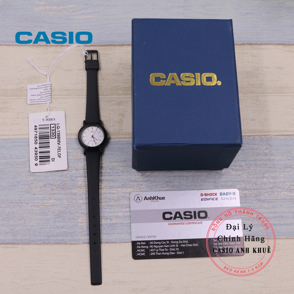 Đồng hồ nữ Casio LQ-139BMV-7ELDF dây nhựa