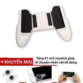 Mua Bộ 2 Sản Phẩm Joystick Mobile 2018 Nút Chơi Game Siêu Dính Và Tay Cầm Chơi Game PUBG Mobie  Liên Quân Mobile Trắng