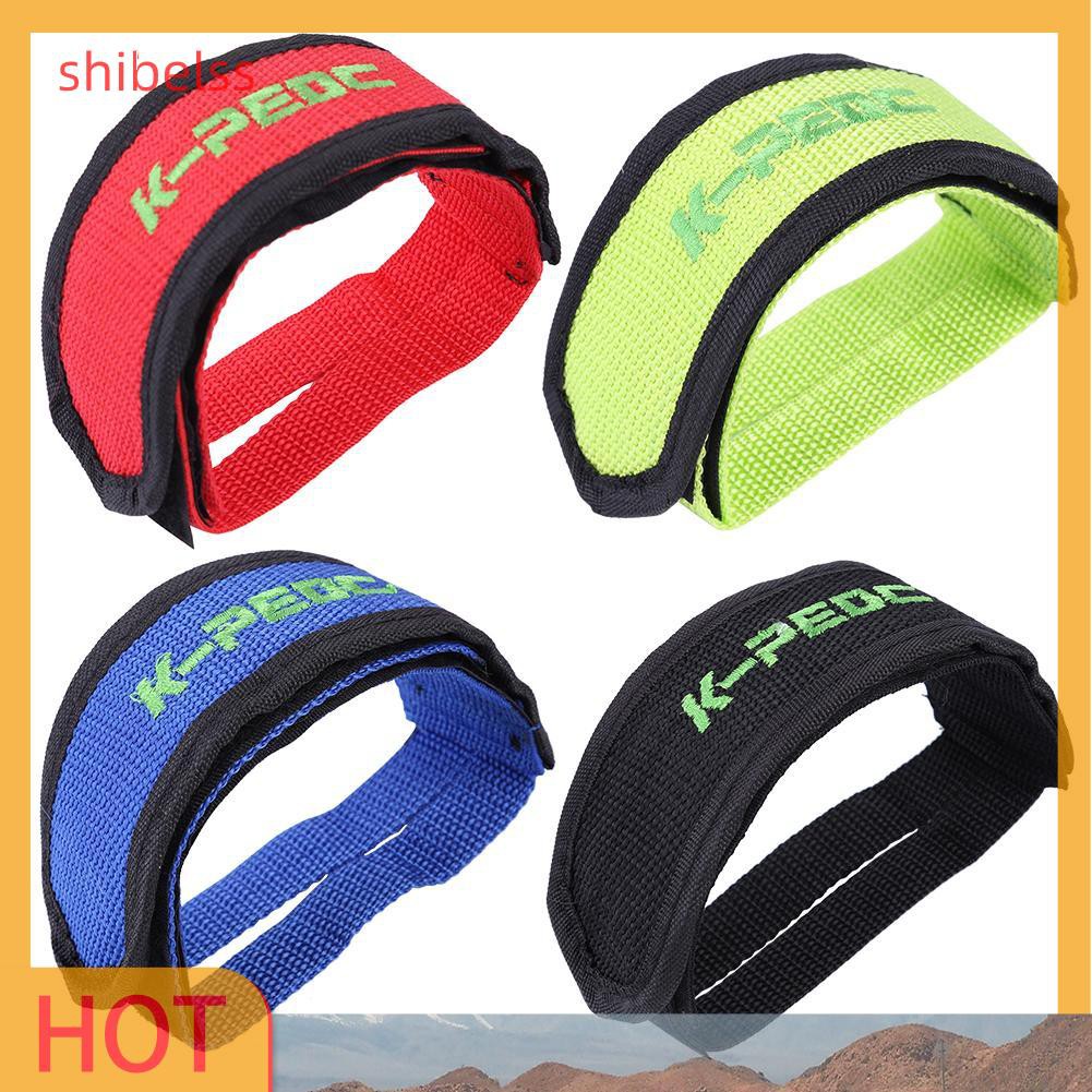 （ʚshibelss）Bicycle Fixed Gear Pedal Strap Anti-slip Toe Clip Bike Cycling Pedal Tape