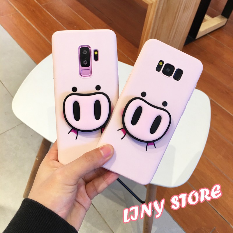 [ TẶNG DÂY ĐEO CỔ + POP ] Ốp Heo Samsung cao cấp | BigBuy360 - bigbuy360.vn