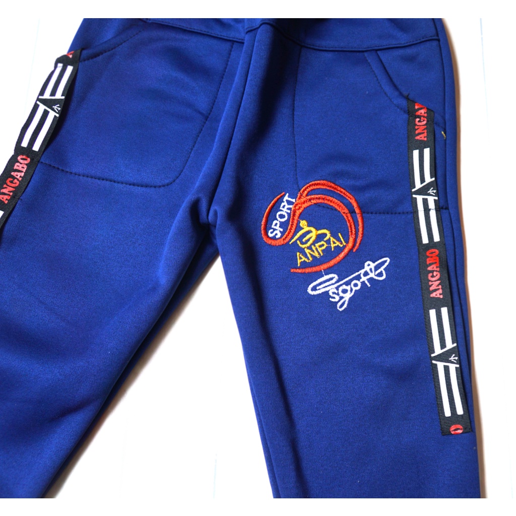 Quần nỉ lót lông hàng VNXK chất vải cotton mềm ấm cho bé trai bé gái