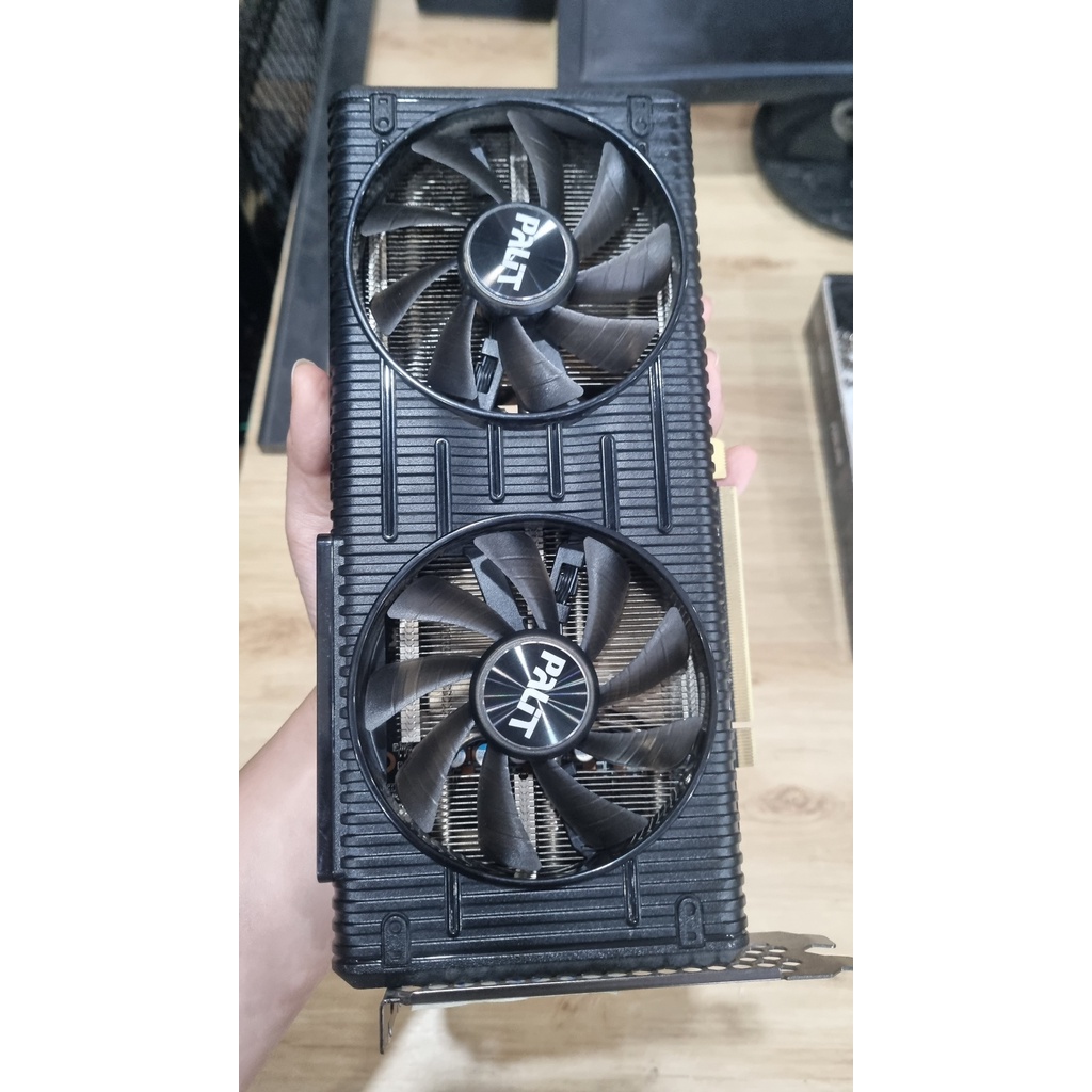 Card màn hình VGA 8GB RTX 3060Ti PALIT GDDR6 Dual V2 Còn Bảo Hành hãng