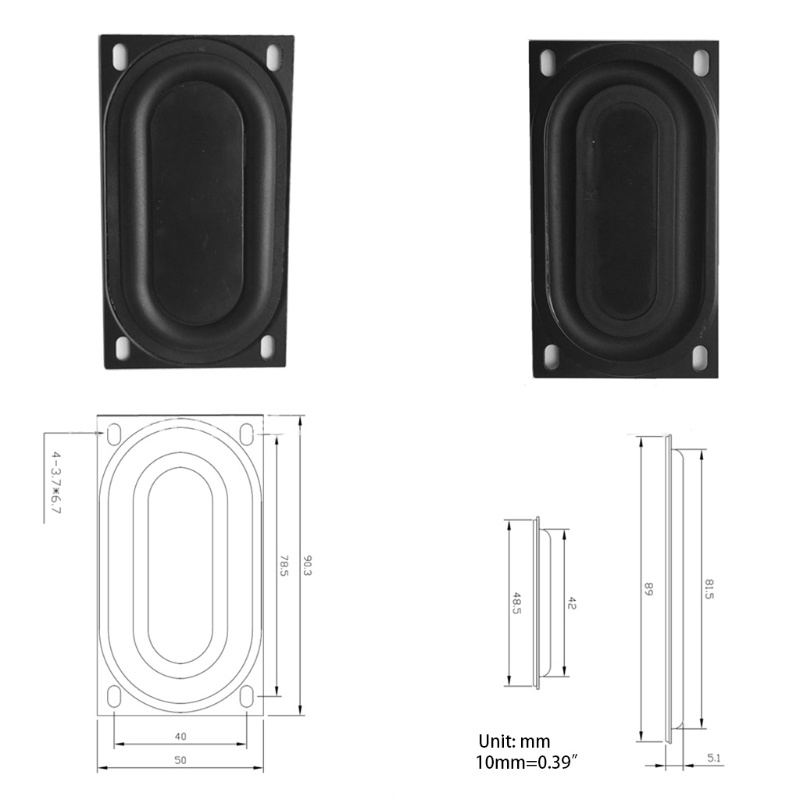 Loa Bass Đường Kính 50x90 mm Chuyên Dụng