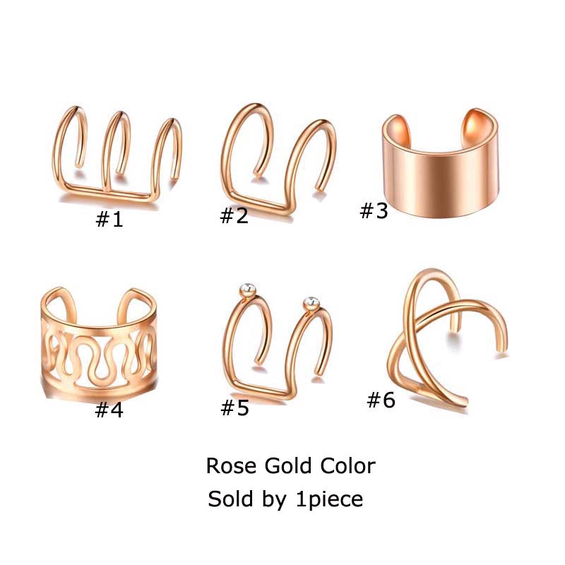 Đôi Bông Tai Giả Bằng Thép Không Gỉ 8mm