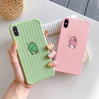 Ốp iphone cặp đôi vali khủng long đeo túi chéo cute