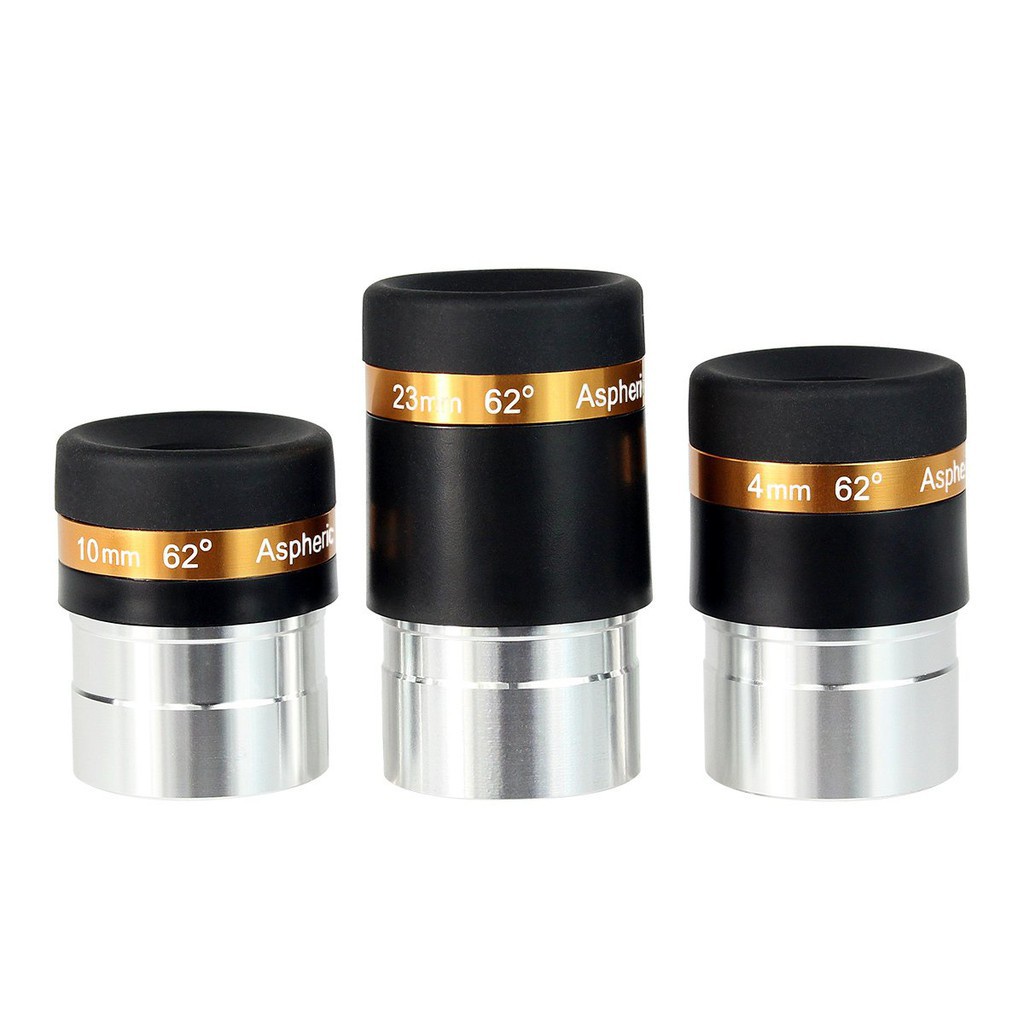 Bộ phụ kiện kính viễn vọng SVBONY 4mm 10mm 23mm góc rộng 62 độ + 5x với thấu kính thấu kính phân kỳ