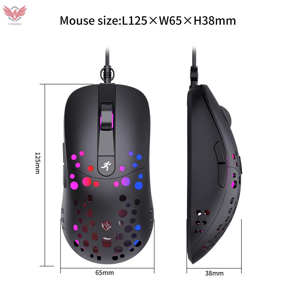 Chuột Gaming Hxsj A904 Có Dây 6 Chế Độ Dpi