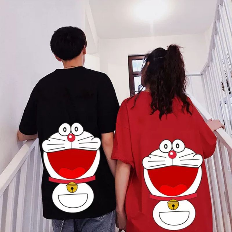ÁO PHÔNG RỘNG DẤU QUẦN CHẤT ĐẸP - DOREMON