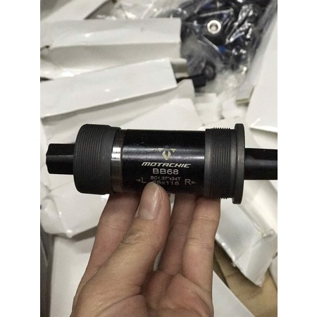 Trục giữa xe đạp cốt vuông BB420 103mm, 107mm, 113mm, 118mm cho fixed gear, các loại xe đạp