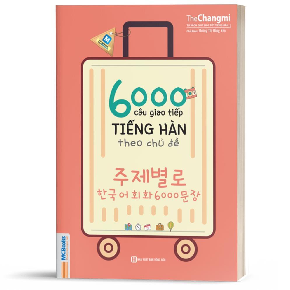 Sách - Combo 6000 Câu Giao Tiếp Tiếng Hàn Theo Chủ Đề + Luyện Nghe Tiếng Hàn Dành Cho Người Mới Bắt Đầu + 500 Động Từ