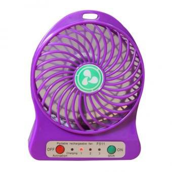 QUẠT MINI DÙNG PIN TÍCH ĐIỆN KÈM SẠC