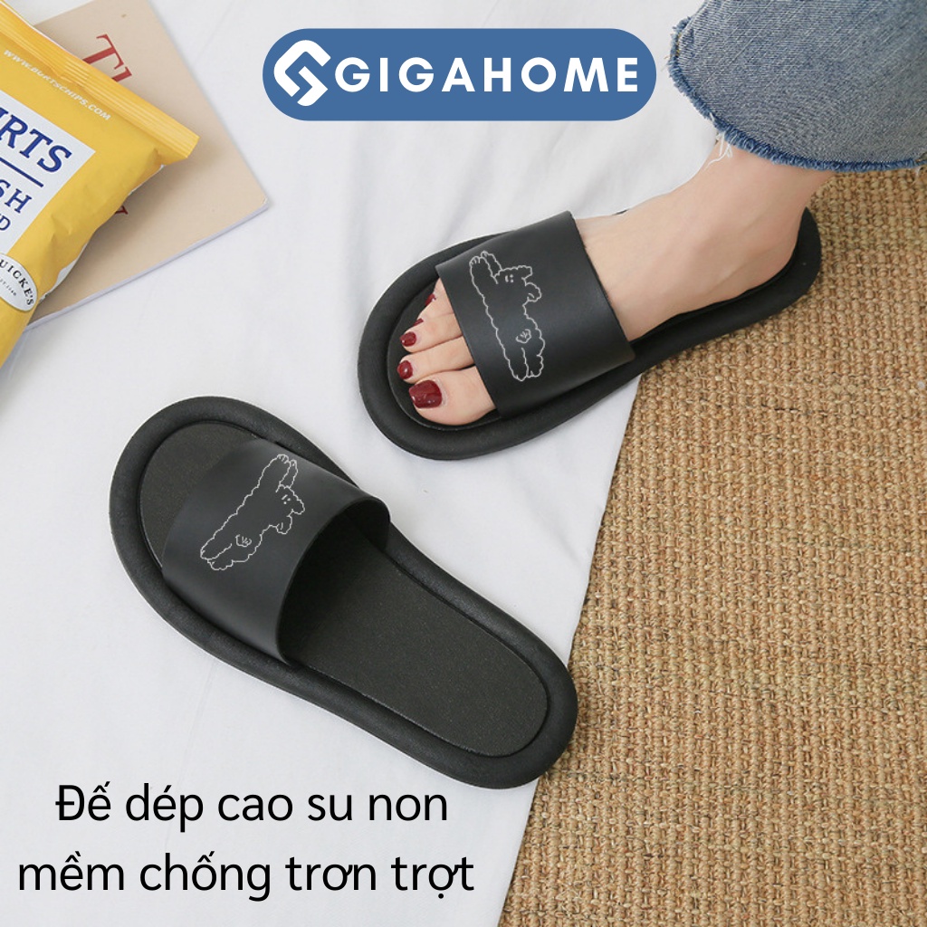 Dép Mùa Hè Nữ GIGAHOME Quai Ngang Đi Trong Nhà, Đi Chơi Hình Gấu, Chống Trượt 9249
