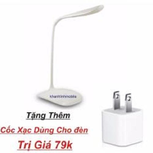 Đèn học led chống cận thị để bàn cảm ứng 3 chế độ sáng có tích điện tặng cốc sạc