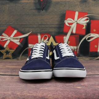 (Free Ship) Giày Vss Old Skool Xanh Navy Nữ.