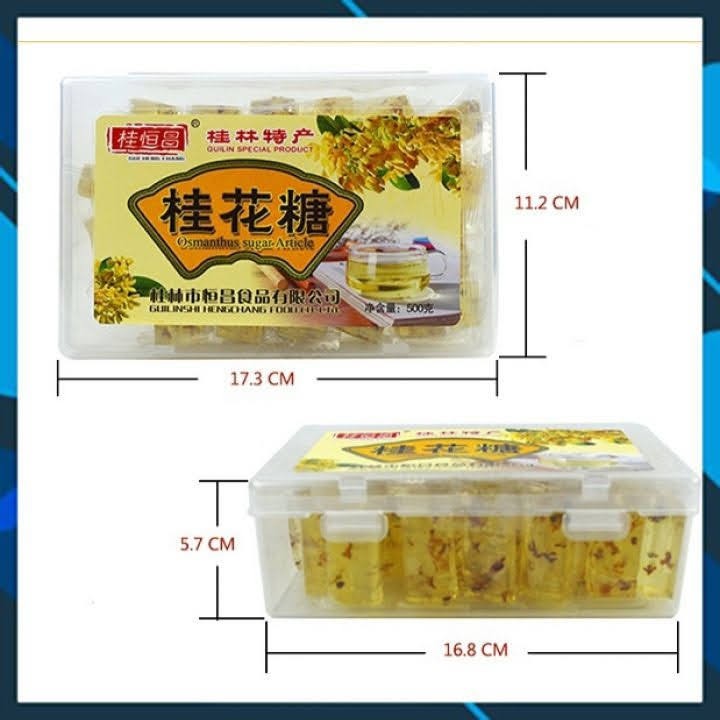 Combo 2 hộp Kẹo quế hoa ( hộp 500g ) đẹp da chống lão hóa - vô cùng thơm ngon