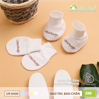 Set phụ kiện sơ sinh trơn Uala Rogo
