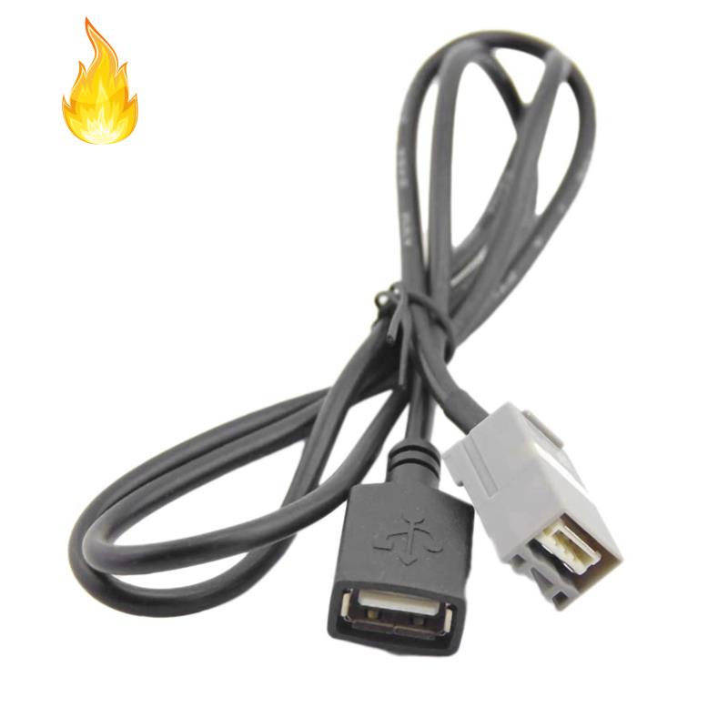 Dây Cáp Cổng USB Cái 90cm Cổng AUX Cho 2008+ Onwards Honda Civic CRV Accord