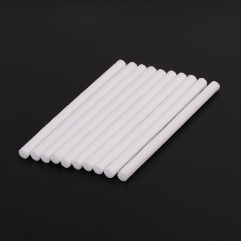 Set 10 que cotton lọc độ ẩm 8*130mm cho máy tạo độ ẩm bằng sóng siêu âm