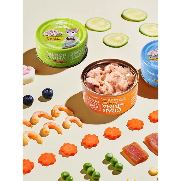 Pate cho mèo Poroca dinh dưỡng thức ăn cho mèo tăng cân siêu thơm ngon Surica PP02