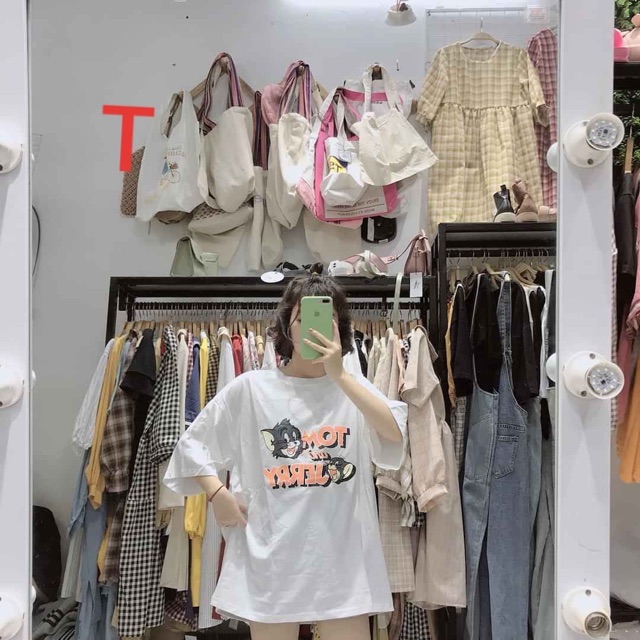 bst Áo mèo và chuột dáng thụng Tr&amp;Đ siêu đẹp