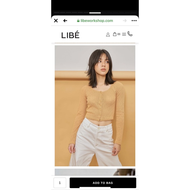 Áo libe new 90%