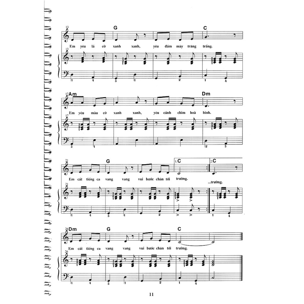 Sách - Thực Hành Đệm Piano - Chủ Đề: Ca Khúc Thiếu Nhi (Phần 1)