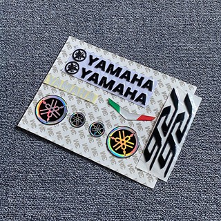 ❥ ❈ Nhãn dán huy hiệu bảng điều khiển bên hông Logo Yamaha R6 Nhãn dán Boday Yamaha YZF-R6