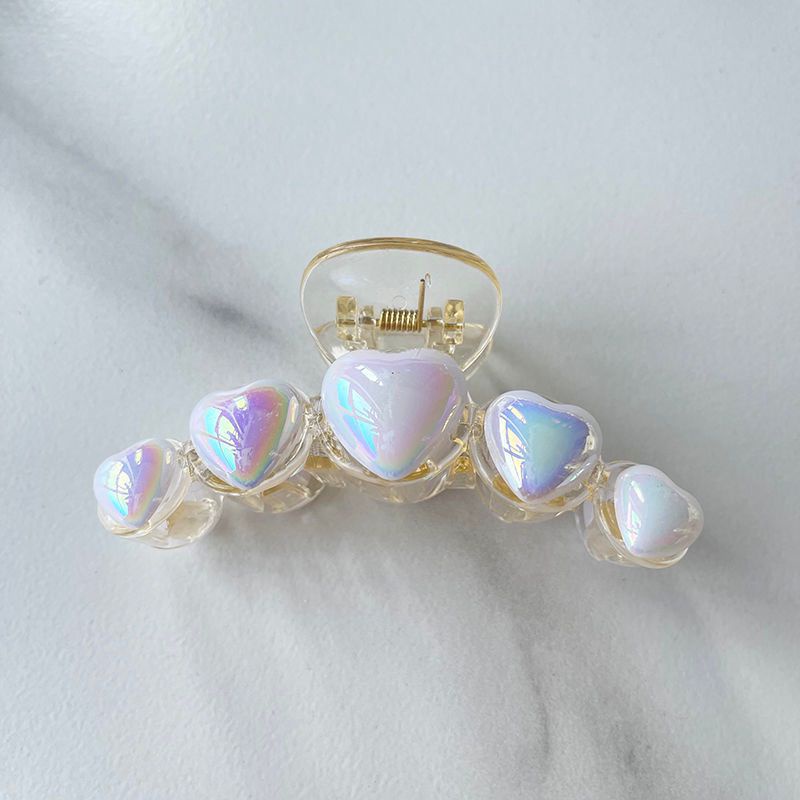 Kẹp Tóc Hình Vỏ Sò / Cá Mập Đính Ngọc Trai Dễ Thương Thời Trang Phong Cách Hàn Quốc Cho Bé Gái