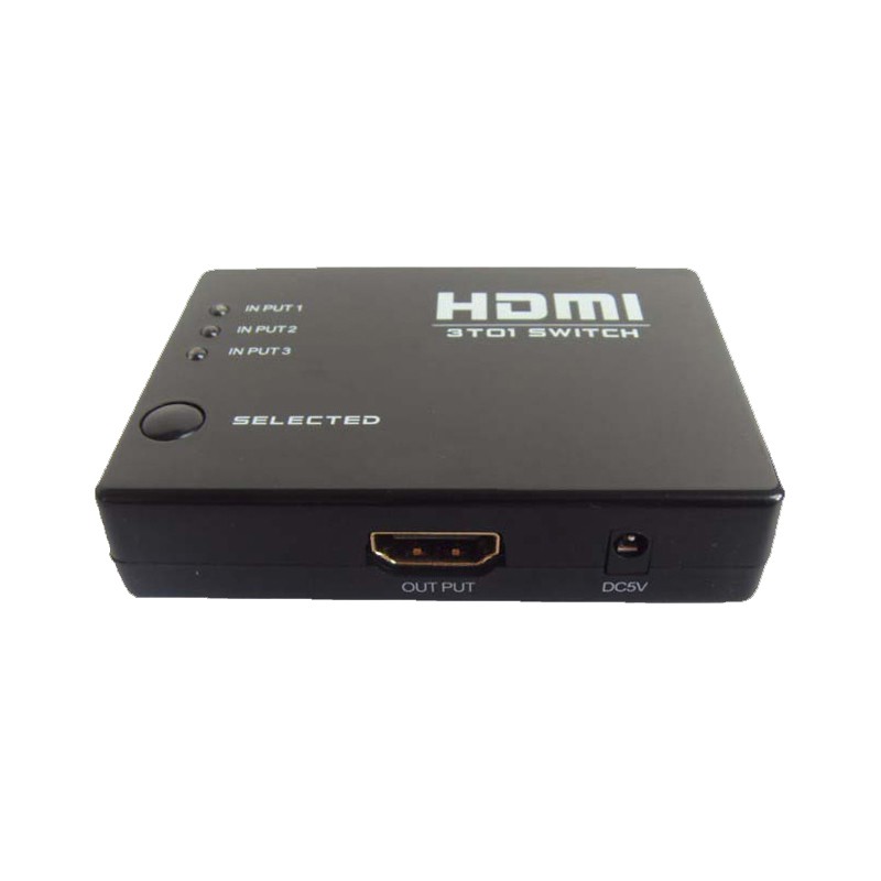 Bộ gộp HDMI 3 vào 1 ra - Gộp HDMI 3 ra 1