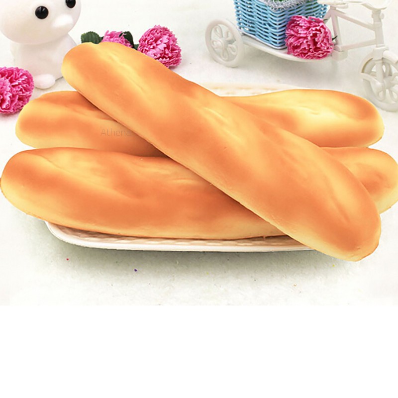 Mô hình bánh mì bằng mua PU 29cm dùng trang trí độc đáo