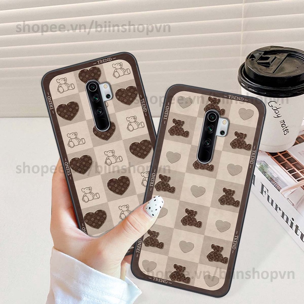 Ốp Xiaomi Redmi Note 8 / Note 8 Pro caro trái tim nhiều màu sắc, đầy cá tính, khẳng định phong cách