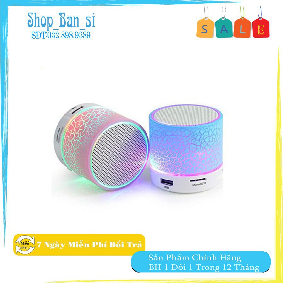 Loa Bluetooth A9.Đèn LED nhấp nháy theo nhạc mã sp MG3276 Xben