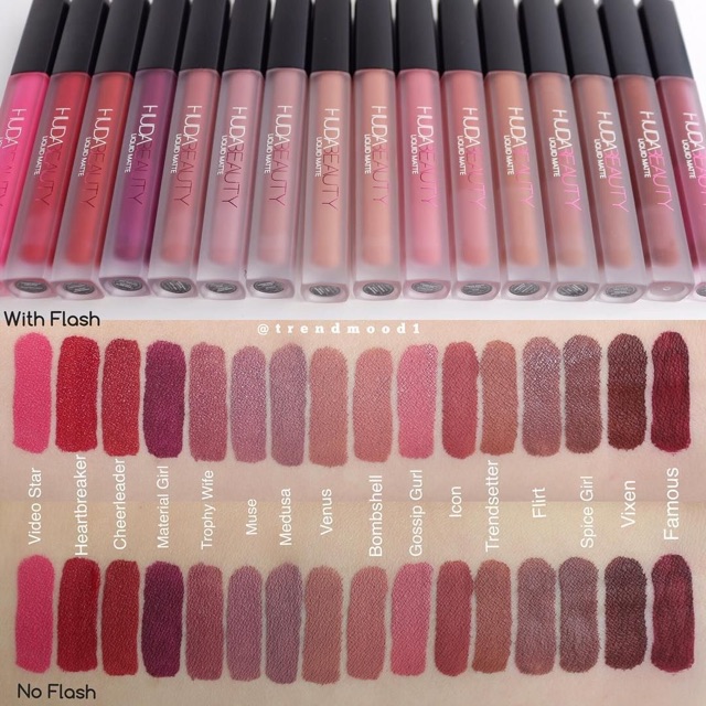 Son Kem Lì Huda Beauty Liquid Matte Lipsticks