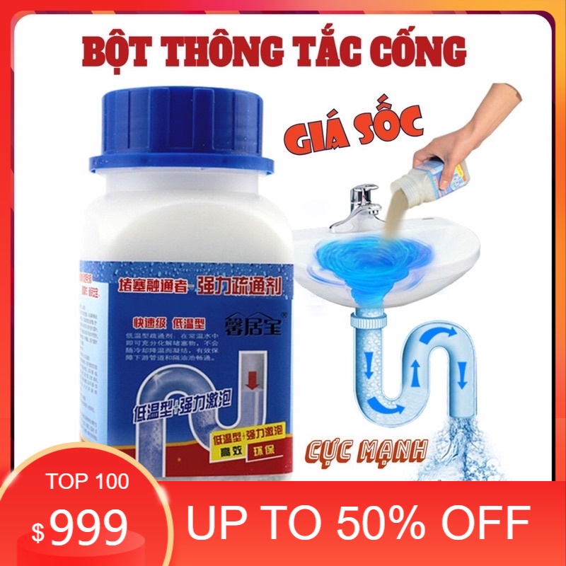 Bột Thống Cống,Bồn Cầu,Lavabo Cực Mạnh YUHAO Siêu Thần Thánh 268G Thế Hệ Mới