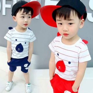 Combo 5 bộ quần áo cho bé trai từ 10kg tới 15kg