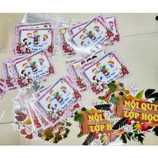 Nội quy lớp học.