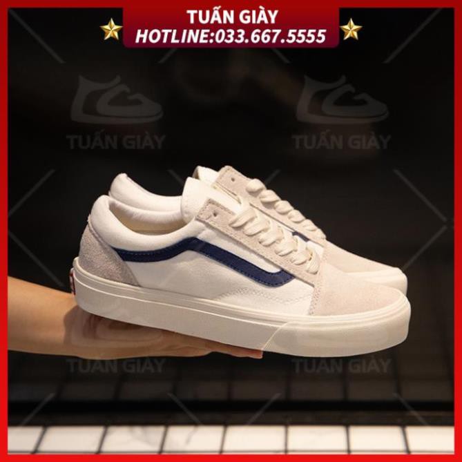 [FREE SHIP] Giầy Thể Thao V.OLD VAULT Đủ Size 2 màu đen trắng và trắng xanh đủ size 36-43 /TUẤN GIÀY | BigBuy360 - bigbuy360.vn