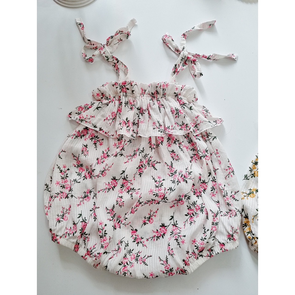 Bodysuit bé gái dễ thương thôi nôi-đầy tháng