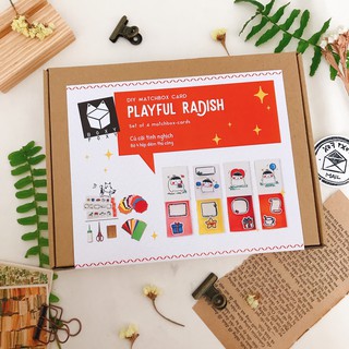 SET DIY MATCHBOX - Hộp Diêm Tự Làm Củ Cải