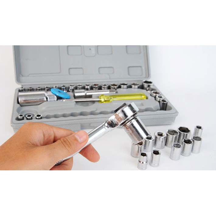 Bộ Dụng Cụ 40 Món Cho Xe Máy, Ô Tô - BX1080