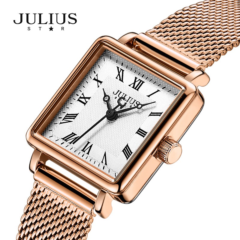 Đồng hồ nữ Julius Star JS031 dây thép