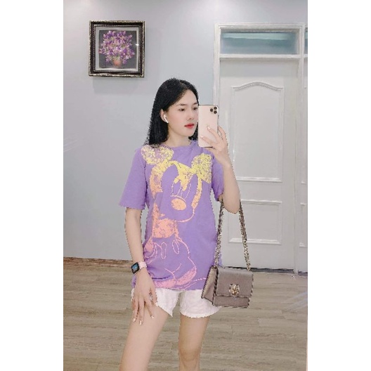 Áo phông hoạt hình Mickey hàng AUTHENTIC