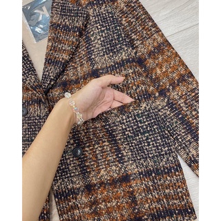 ÁO KHOÁC VEST DẠ KẺ